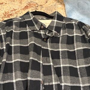 Weatherproof Black and Gray Checkered Shirt